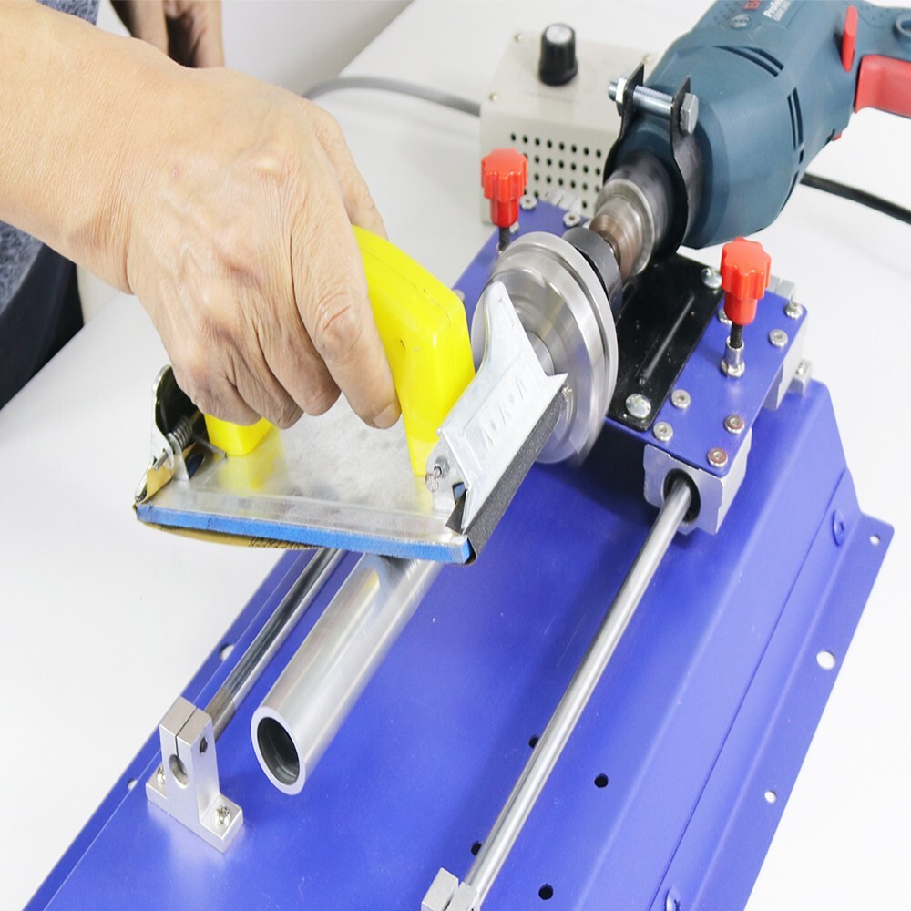 Multifunction Metal Pipe Rod Processing Machine Polishing Derusting Tool