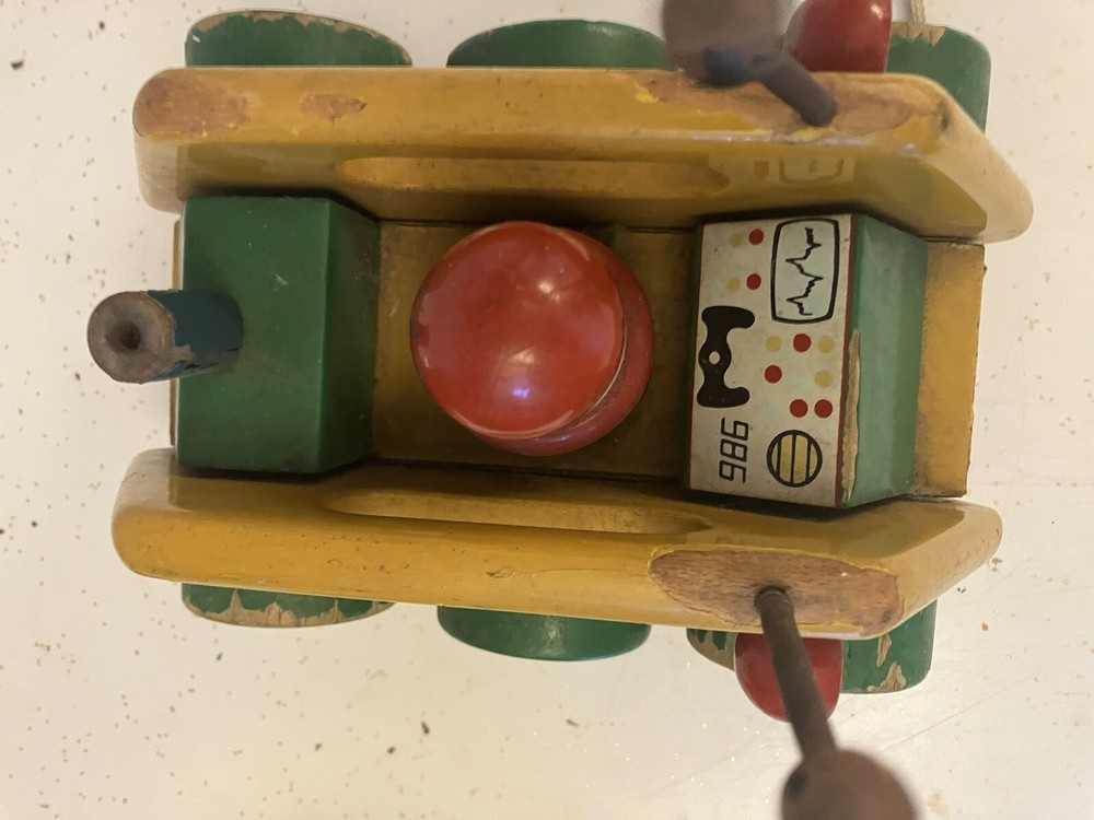 Vintage Wooden Pull Toy