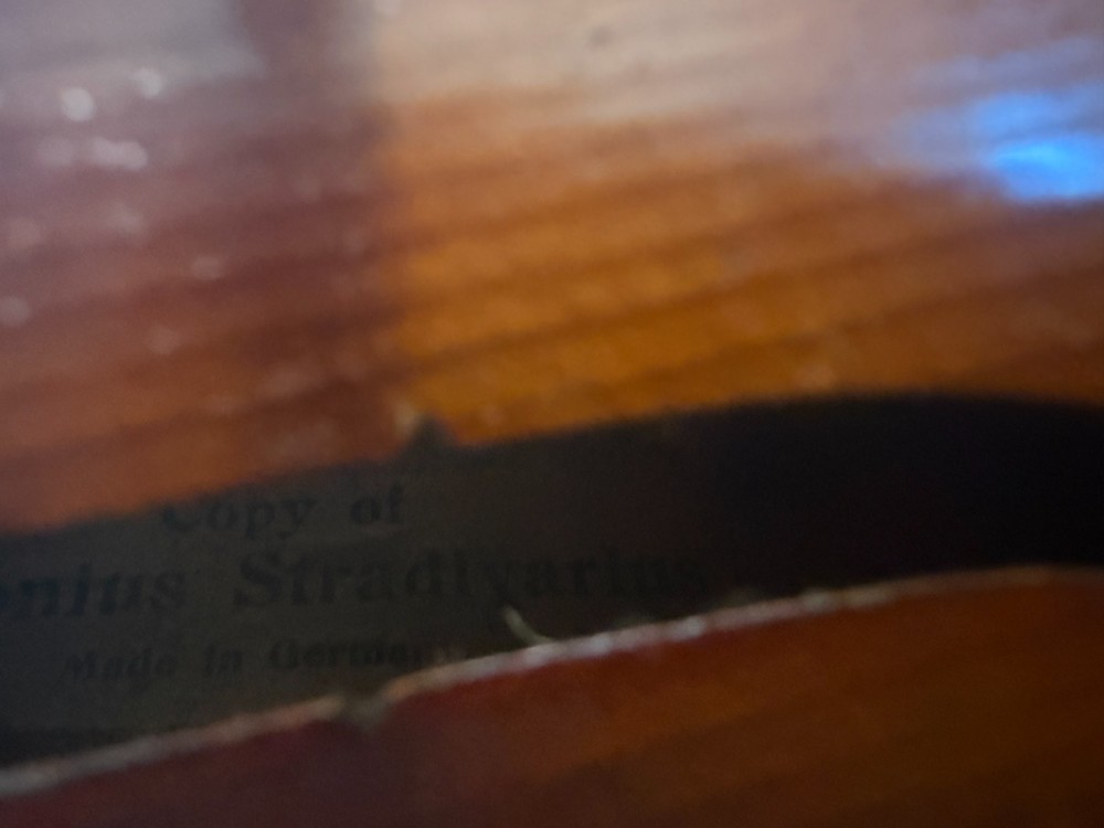 3/4 size Violin with case. Made in Germany