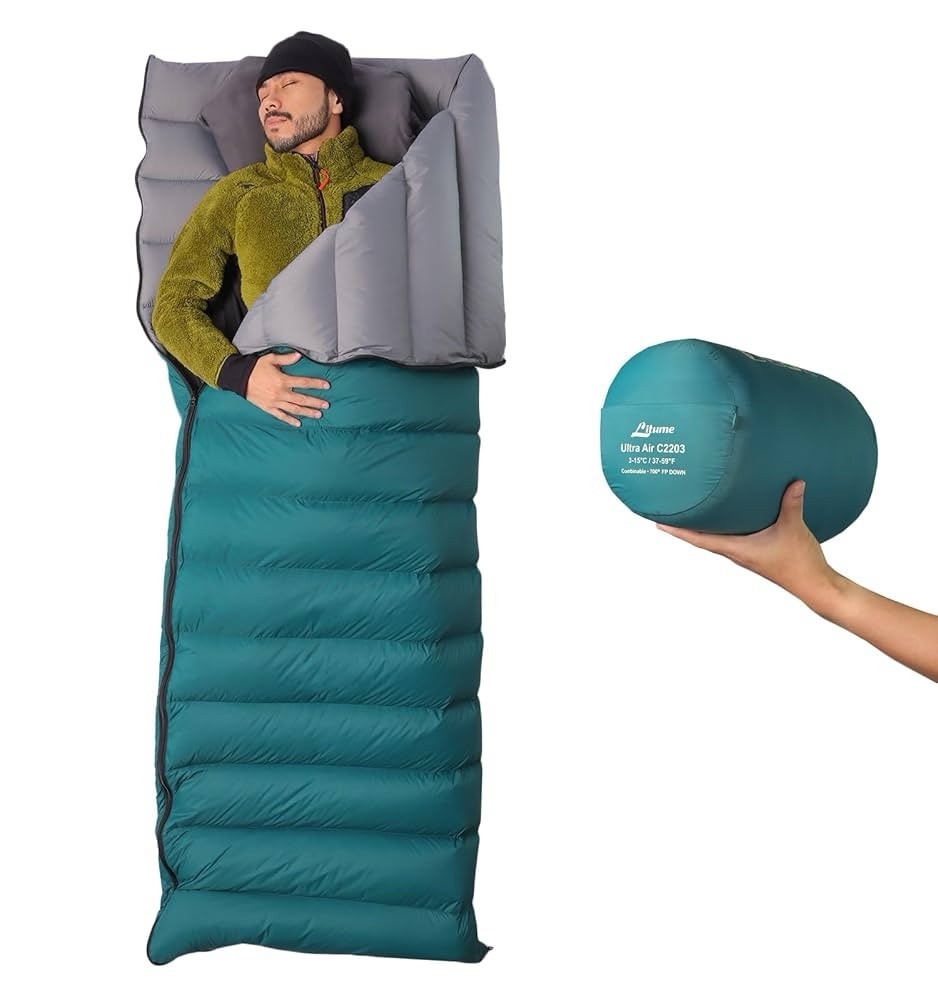 C065] BLACK Ultra Air Sleeping bag