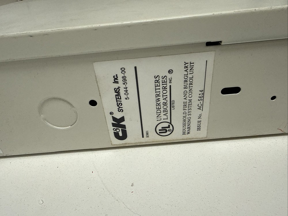 C&k Systems MASADA 236e Control Alarm Panel C & K