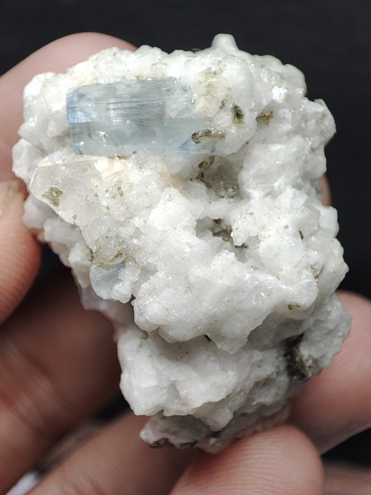 Alkali Beryl Crystal On Matrix With Nice Terminations-Pak.