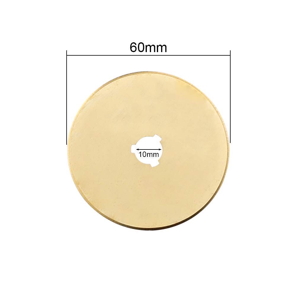 AUTOTOOLHOME Titanium Rotary Cutter Blades 60mm 10 Pack Replacement