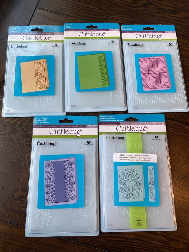 Cuddlebug Embossing Folder A Lot Of Five