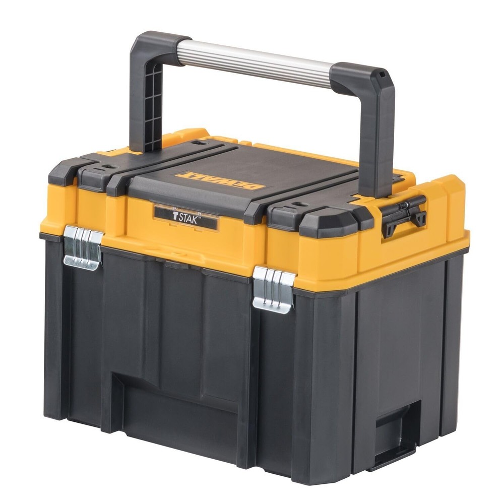DEWALT TSTAK Tool Box, Deep, Long Handle, Extra Large Design, Fixed Divider