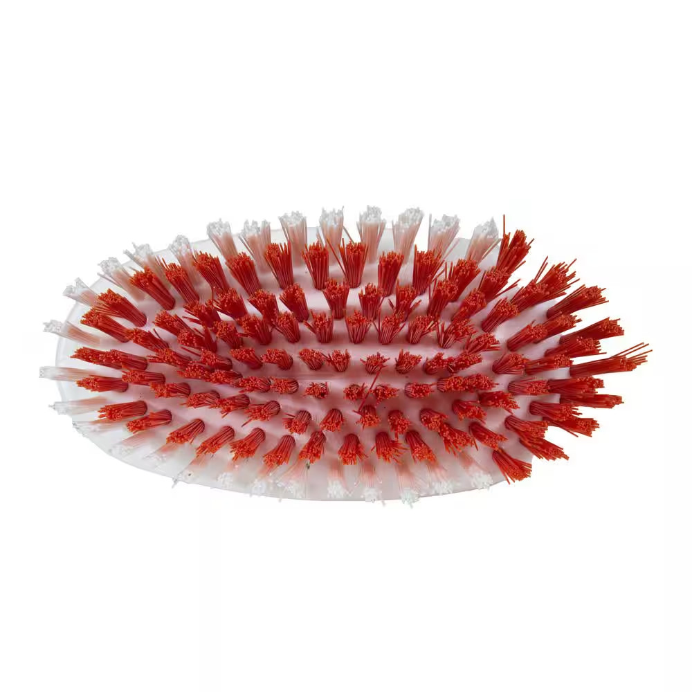 Scrub Brush 6 In. Iron Handle 1-Pack