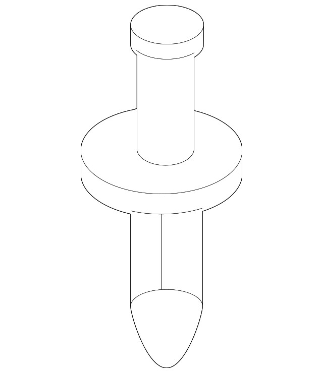 Genuine Ford Engine Cover Stud BB5Z-6N958-A