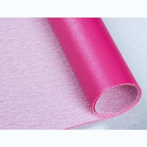 Faux Leather Sheets for Craft One Roll Soft Smooth Surface Solid Rose Red