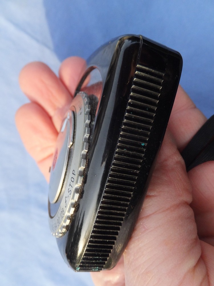 1950s General Electric Camera Analog Light Exposure Meter Type PR-1 Leather Case