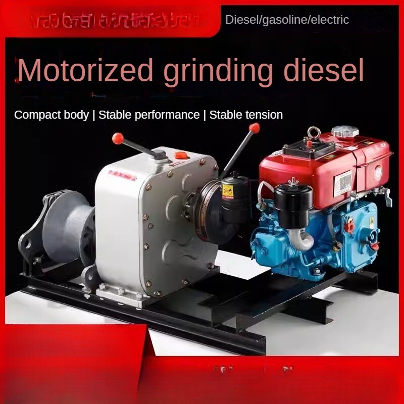 Motor Winch 3 Tons New Electric Winch Diesel Small Multi-function Cable Winch