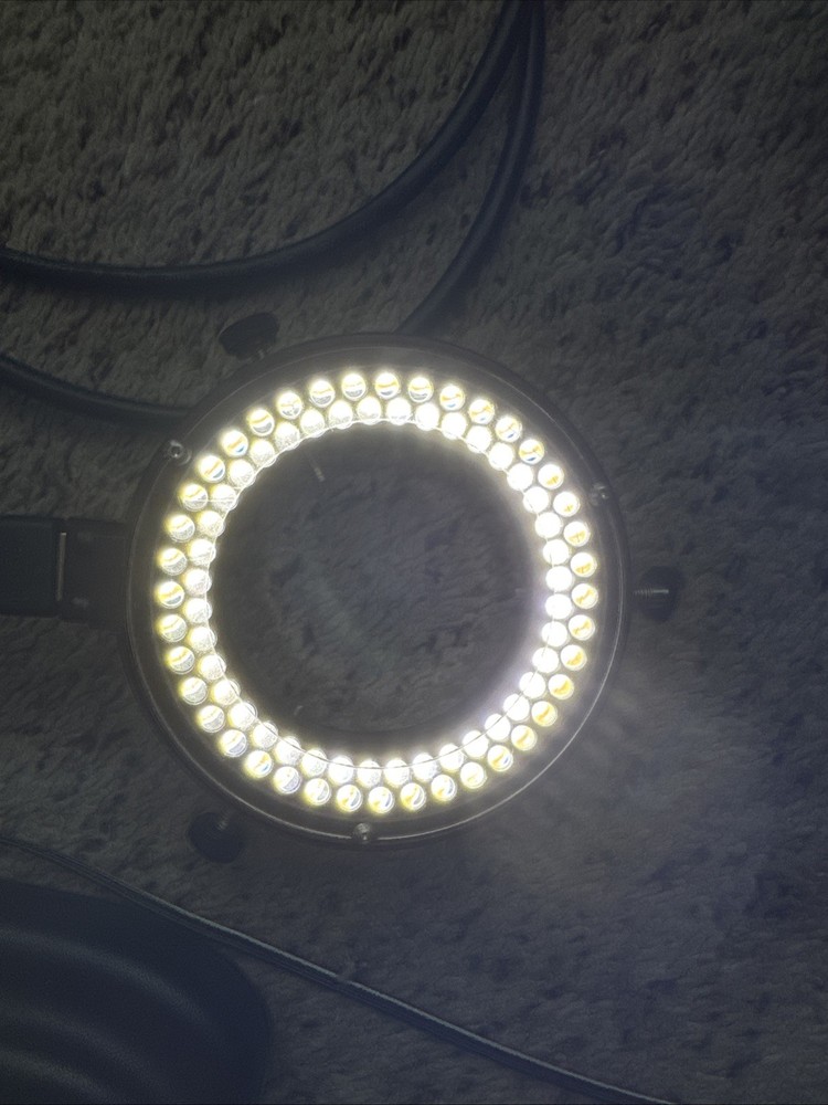 (Works) Luxo Microscopes By Unitron 18743 - Dimmable LED High Output Ring Light