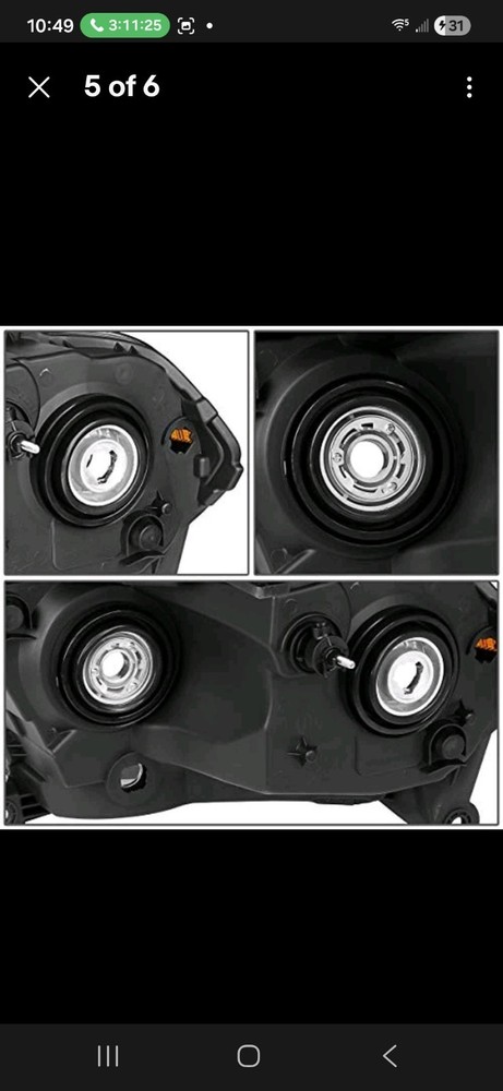 Headlight Assembly Replacement for Dodge Durango 2011-2013 Halogen Models