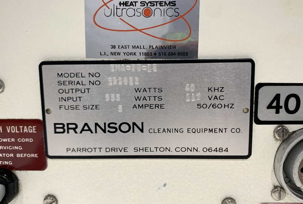 Branson E-Module Ultrasonic Generator EMA-30-12 Power Tested