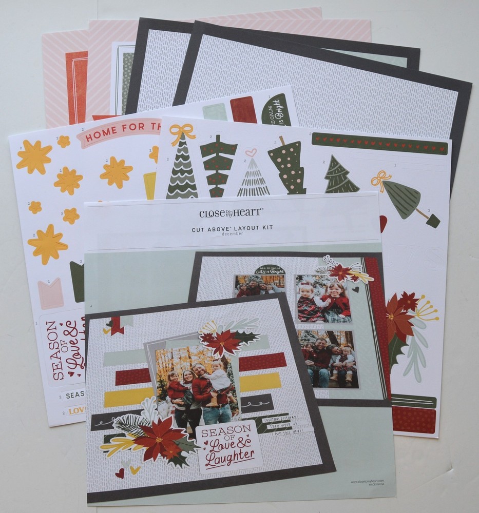 CTMH Scrapbooking Bundle “Cut Above Layout Kits” 10 Complete, 11 Partials