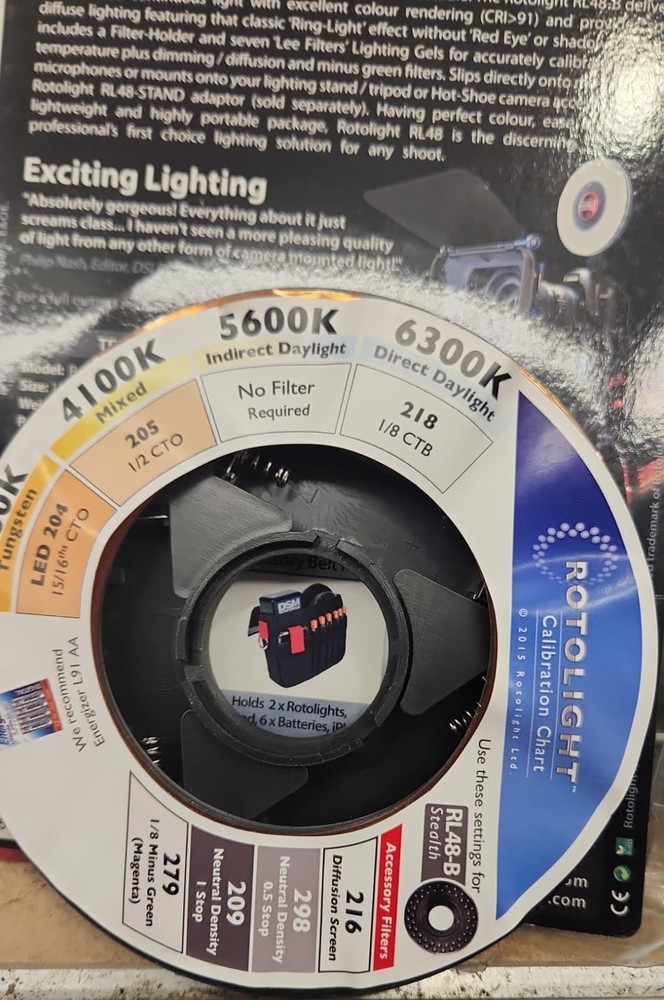 Rotolight RL48-B Interview Lighting Kit Open box