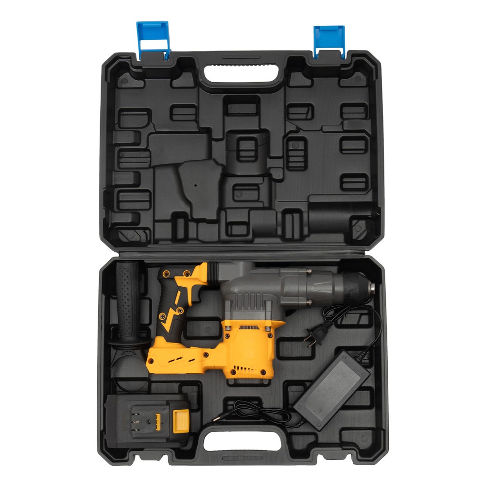 21V SDS Plus Post Hole Digger Cordless Earth Auger Rotary Hammer Drill 80cm Bit