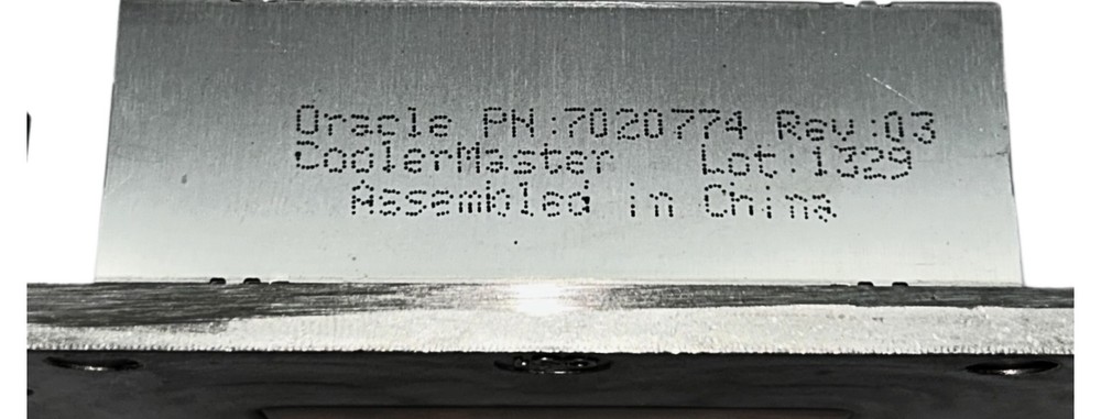 Sun Microsystems 7020774 CPU Heatsink