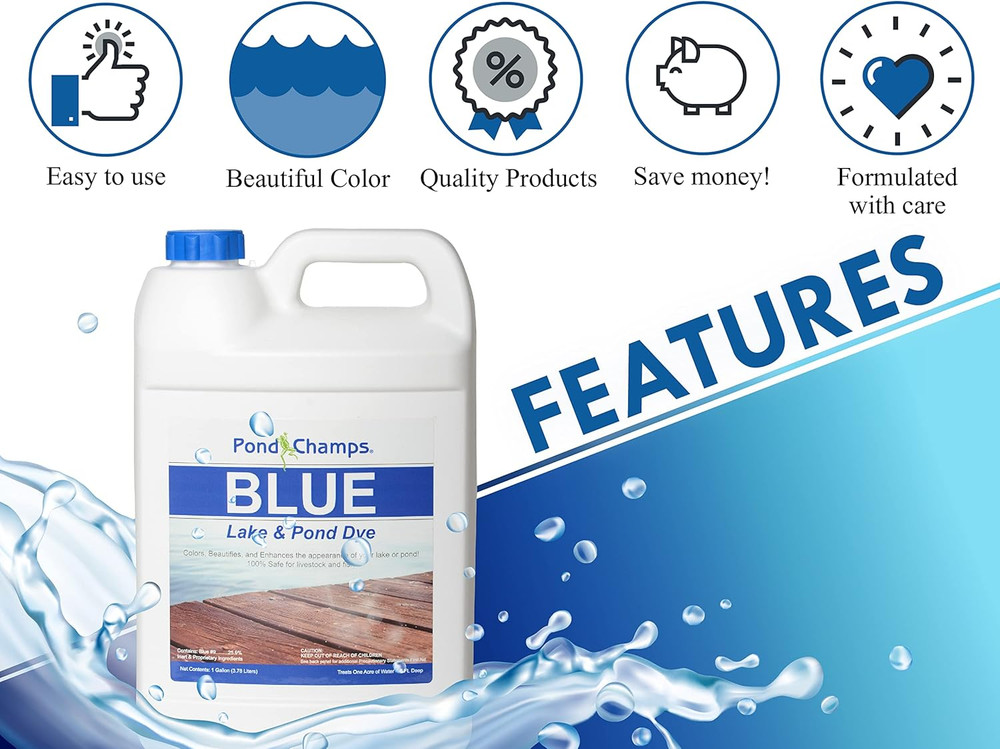 Blue Lake and Pond Dye (4 Gallon Value Pack)