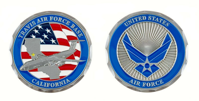 Travis Air Force Base Challenge Coin