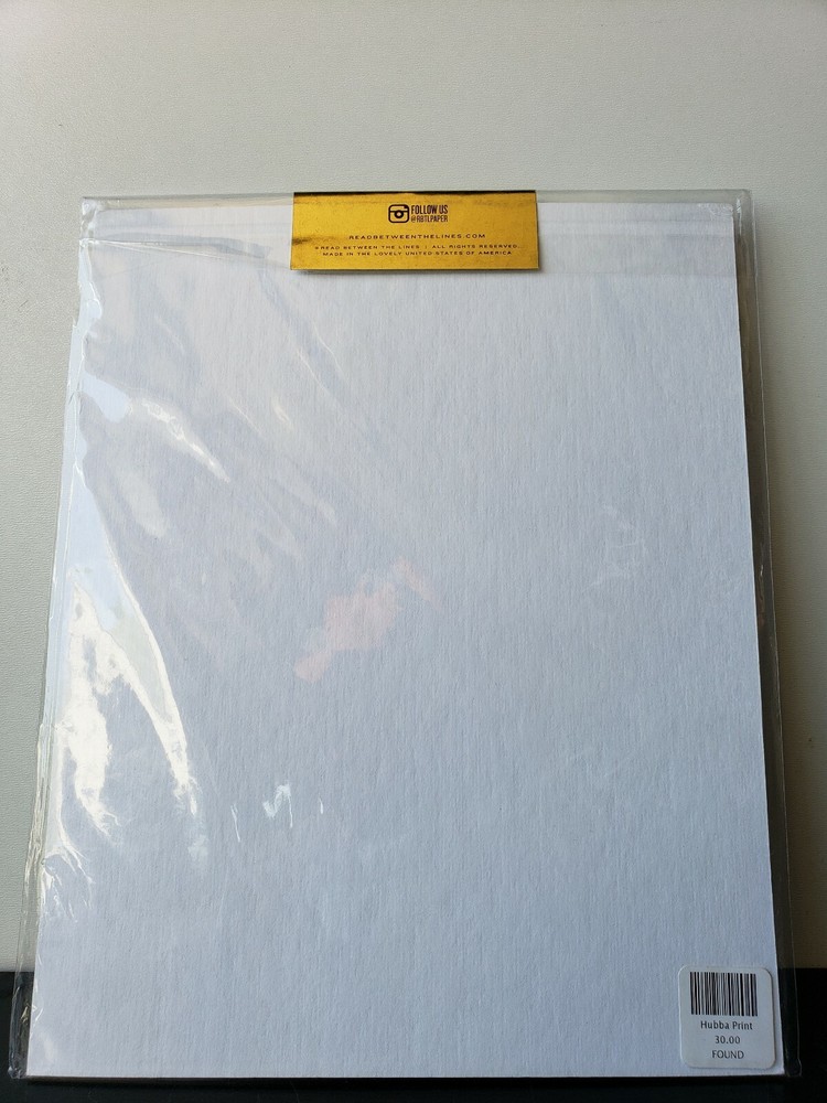 HUBBA PRINT made by Read Between The Lines