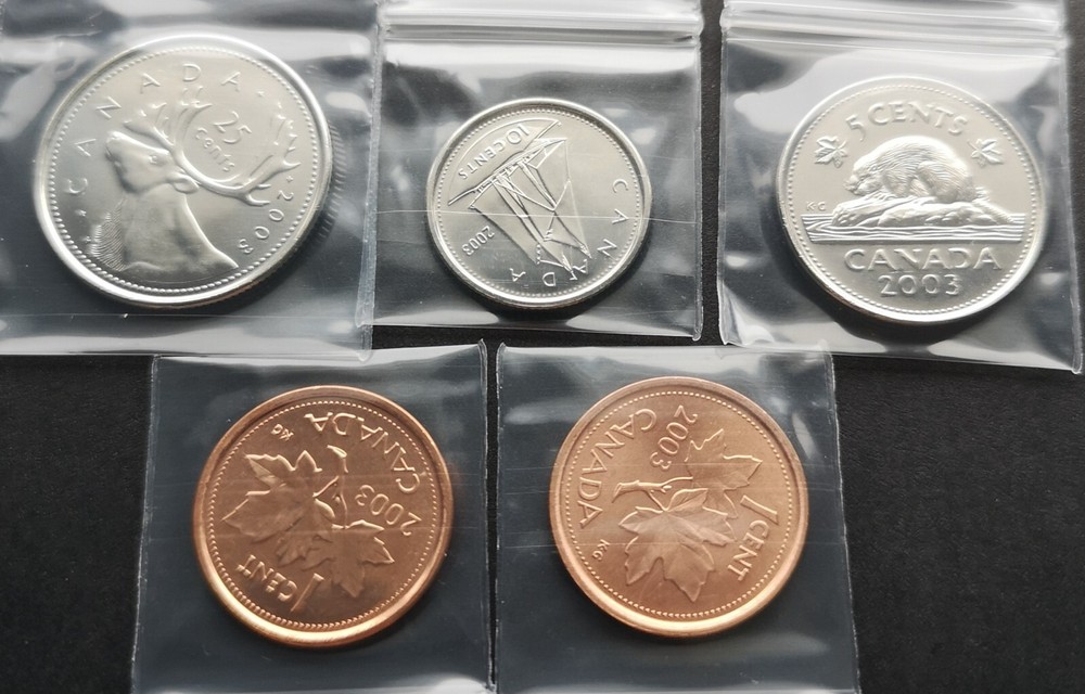*** CANADA  2003  UNCIRCULATED   COINS  SET *** NEW  EFFIGY ***