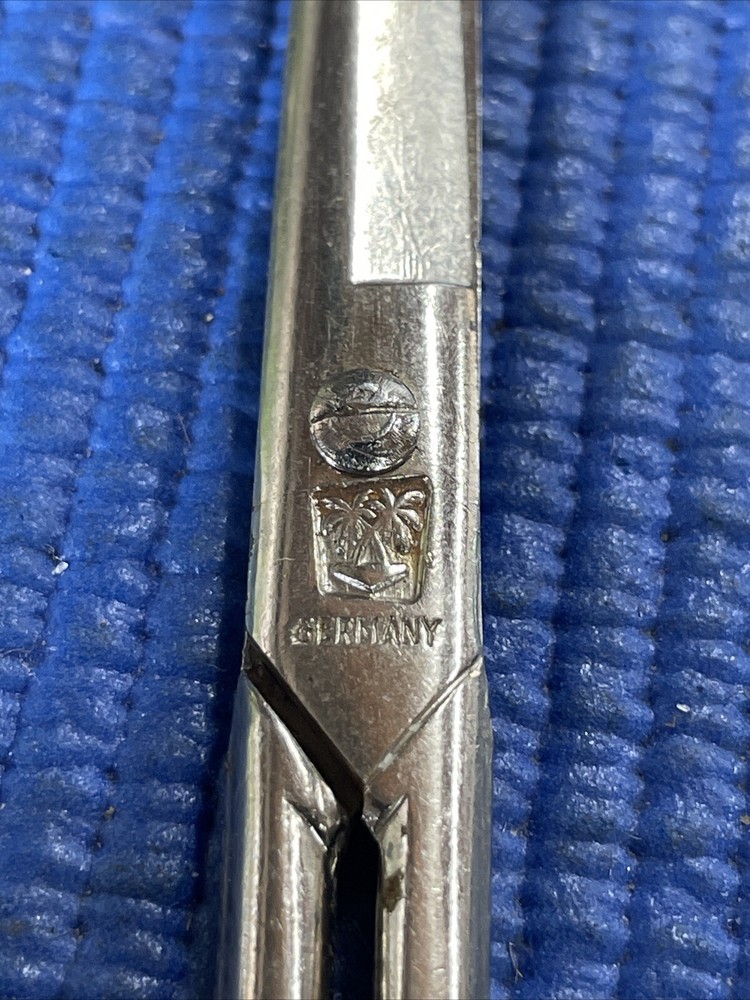 Vintage German Scissors 5” Palm Tree Logo