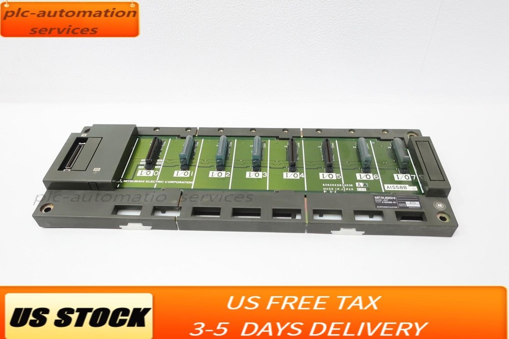 Mitsubishi A1S58B-S1 Base Unit Module 7 I/o