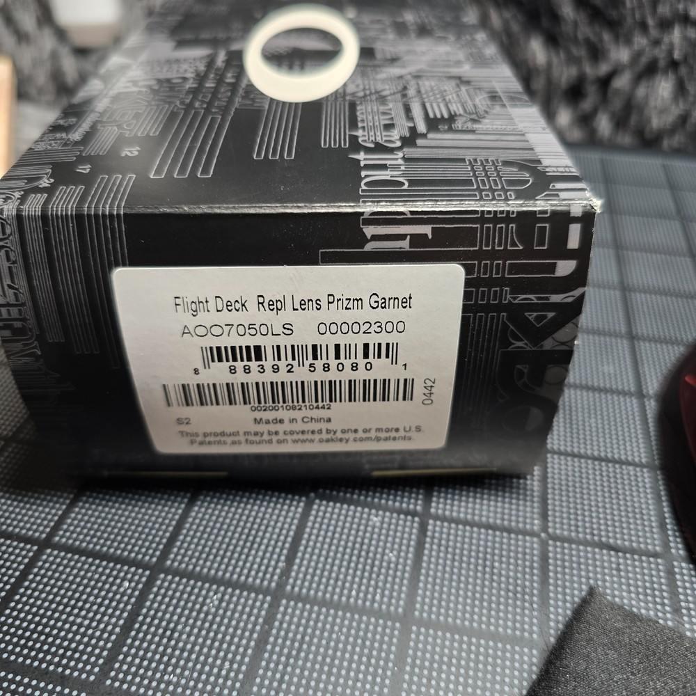 Oakley Flight Deck Replacement Lens Prizm Garnet New