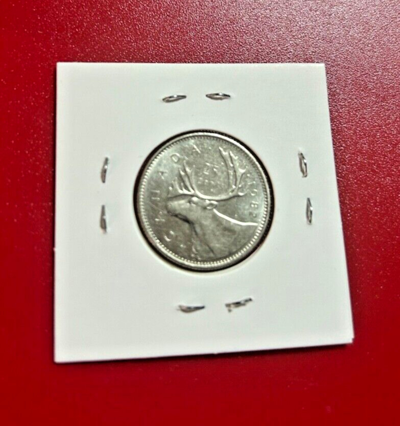 1982 CANADA 25 CENTS COIN - NICE WORLD COIN !!!