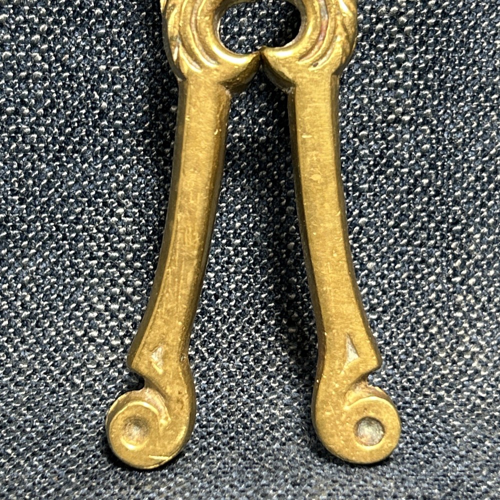 Vintage Solid Brass Figural Nutcracker Phoenix Eagle Or Hornbill 5.5” Long