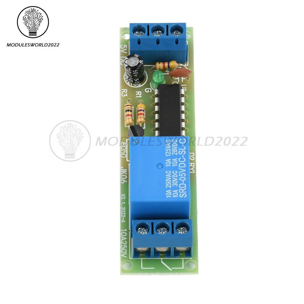 DC5V Bistable Relay Module Single Button Relay Module Car Modification Switch