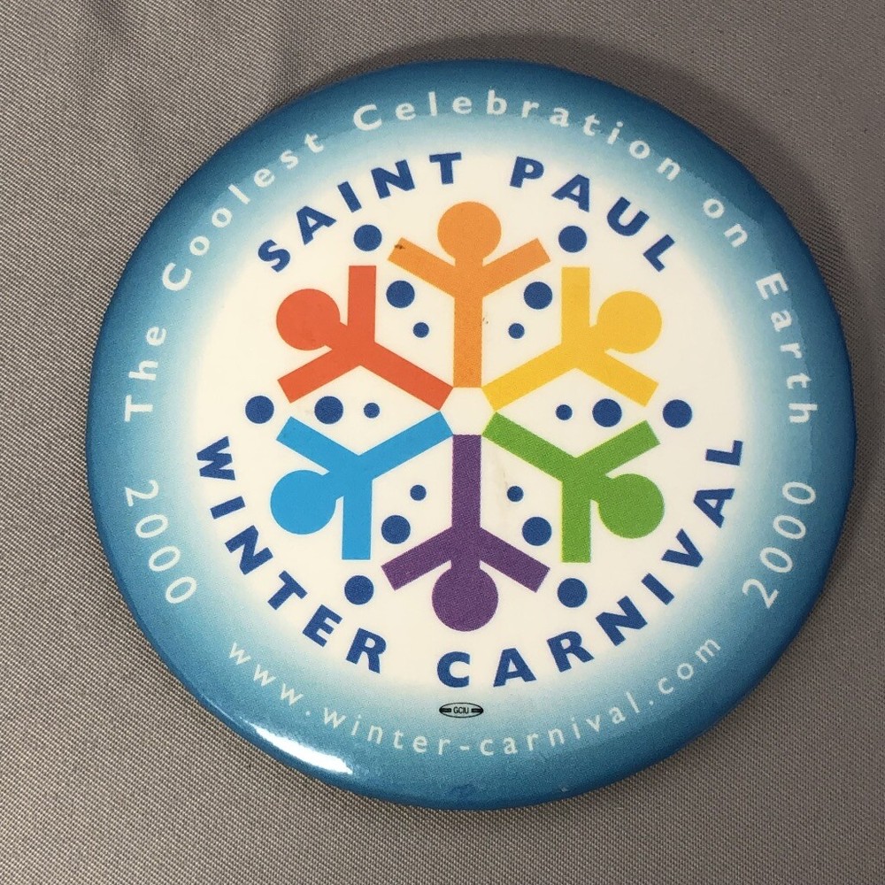 2000 & 2007 SAINT PAUL WINTER CARNIVAL Minnesota PIN