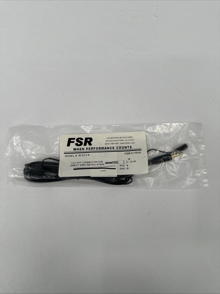 FSR IR-EC1-6 Single Head Head IR Emitter When Performance Counts