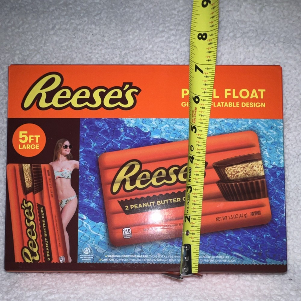 REESE’S PEANUT BUTTER CUPS POOL FLOAT 5 FOOT GIANT