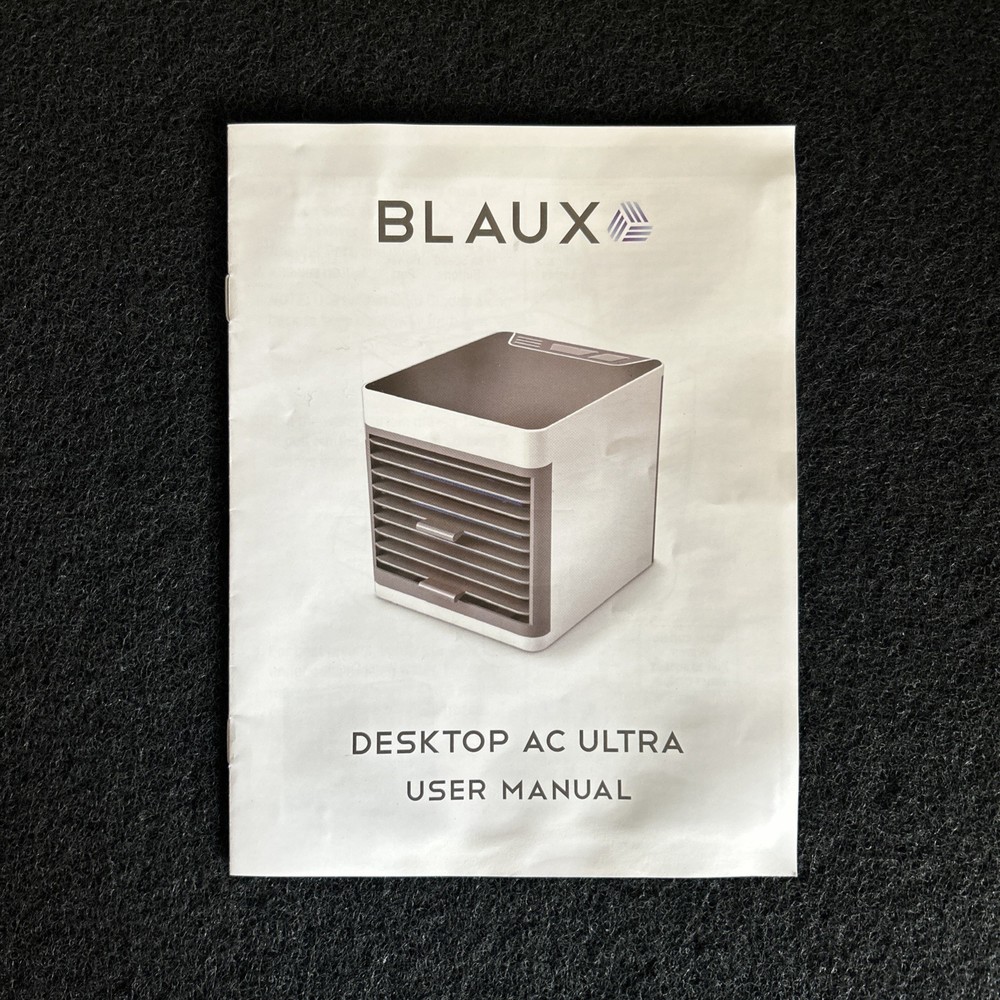 BLAUX Ultra Desktop Portable AC unit with 3 Speed Fan & Mist Function! NEW
