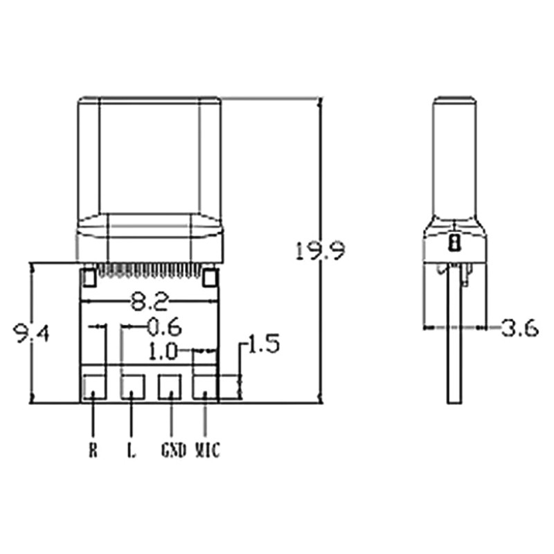 ALC5686 Chip Type-C Digital Audio Headphone Plug DAC Decoding Connector Adapter