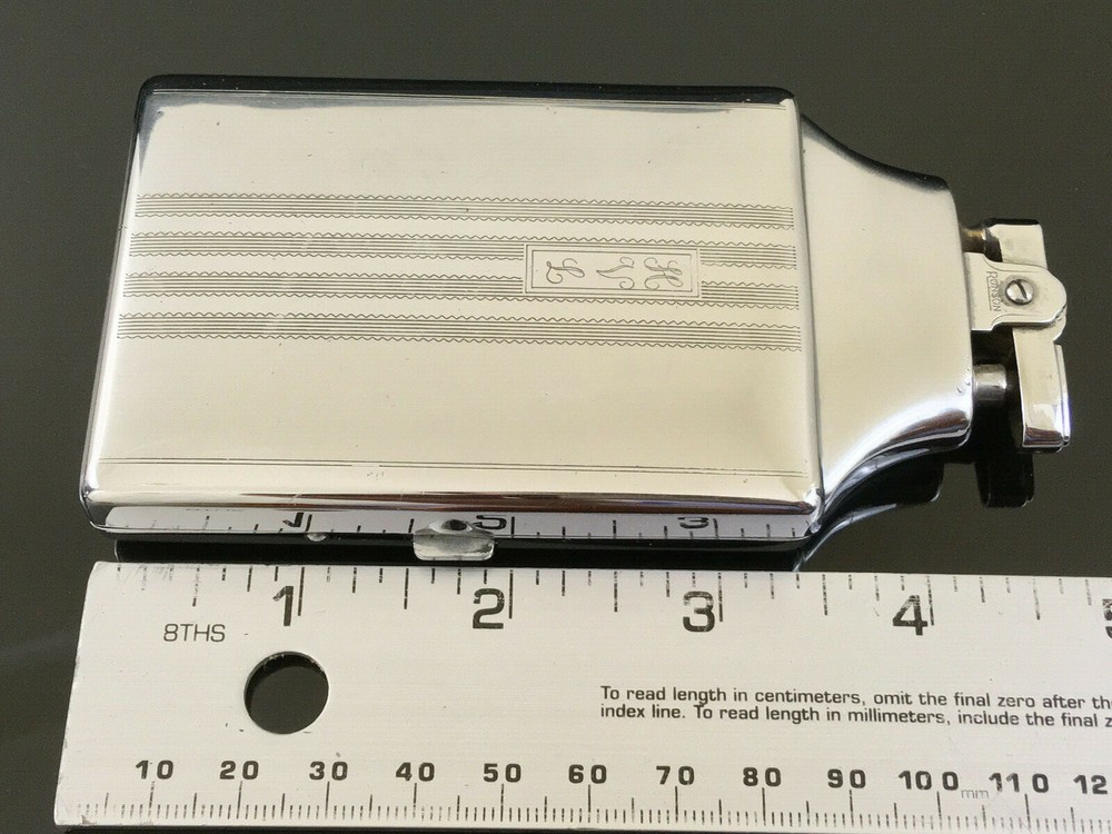 Vintage Ronson Cigarette Lighter & Case Combo