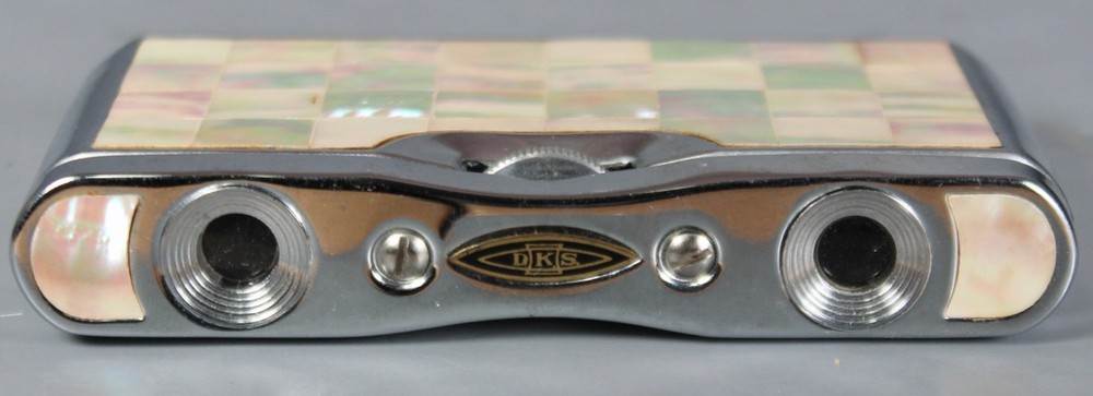 DKS Golden Bell Pearlescent Folding Binoculars, Adjustable