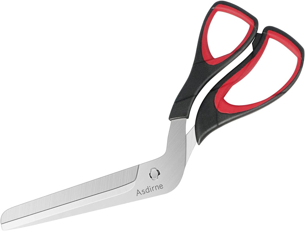 Pizza Scissors, Pizza Cutter with Ultra Sharp Detachable Blade and Ergonomic Sof