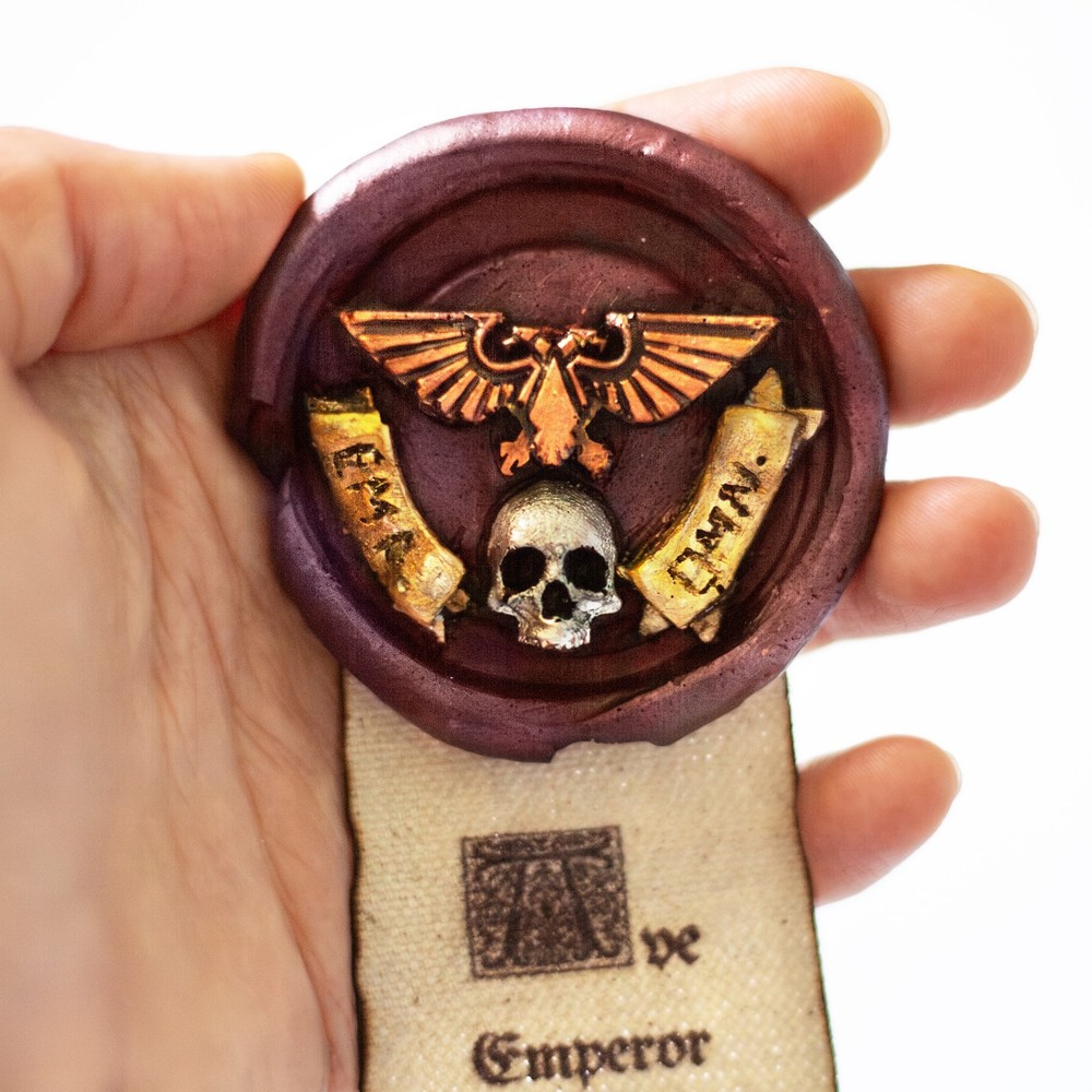 Aquila & Scripted Skull Purity Seal