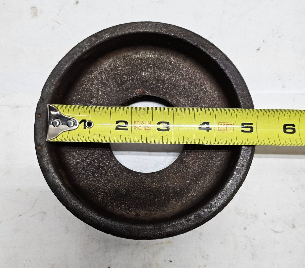 Black Malleable Threaded Reducing Hex Bushing 5 x 2"