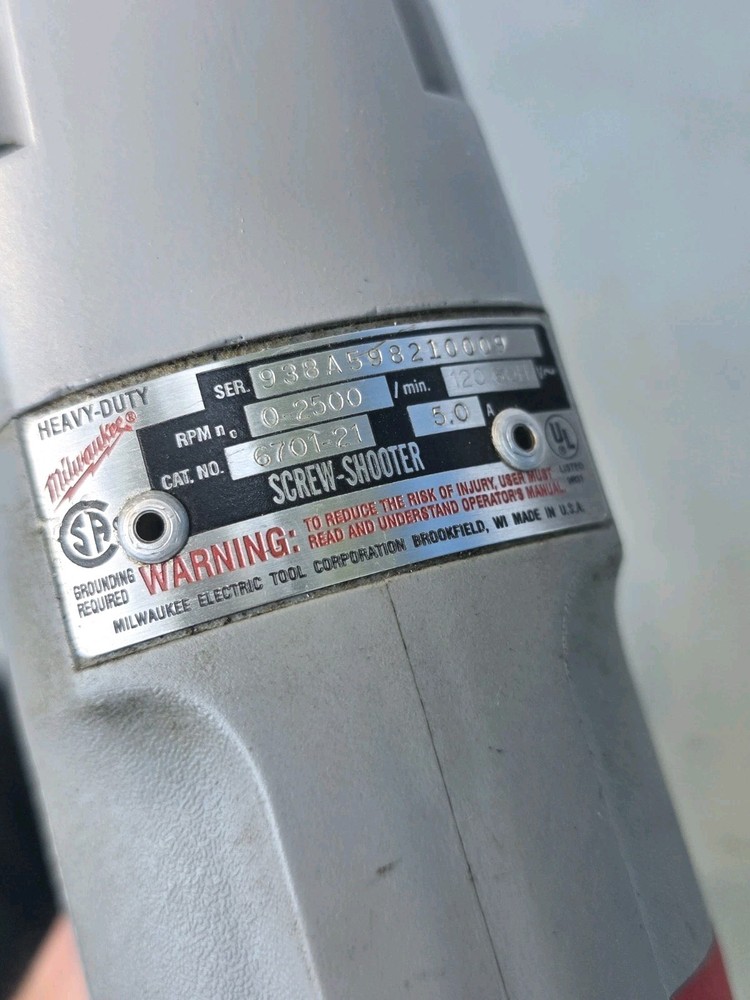 Milwaukee 6701-21 Sharp-Fire Screwdriver System Autofeed