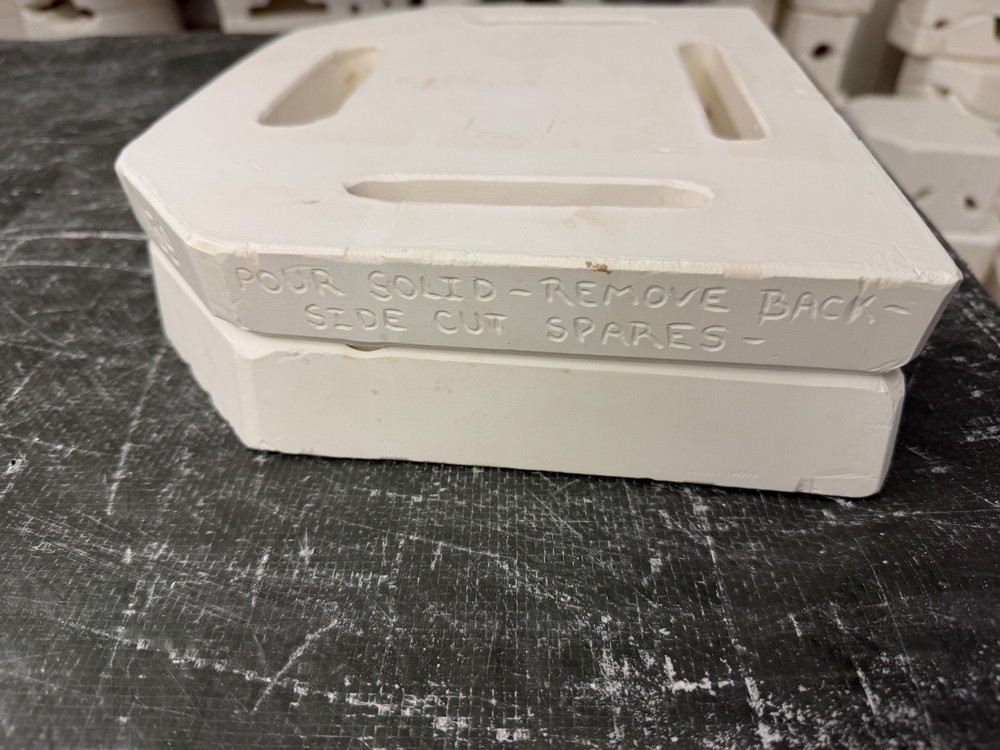 VINTAGE BOOTHE CERAMIC MOLD #1139 SMALL ADDRESS FRAME