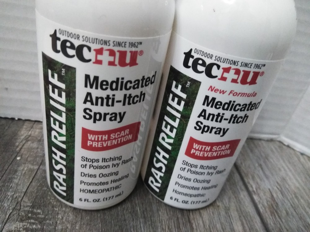 New Tecnu Rash Relief Spray 6oz, Medicated Anti-Itch (2PK BUNDLE)