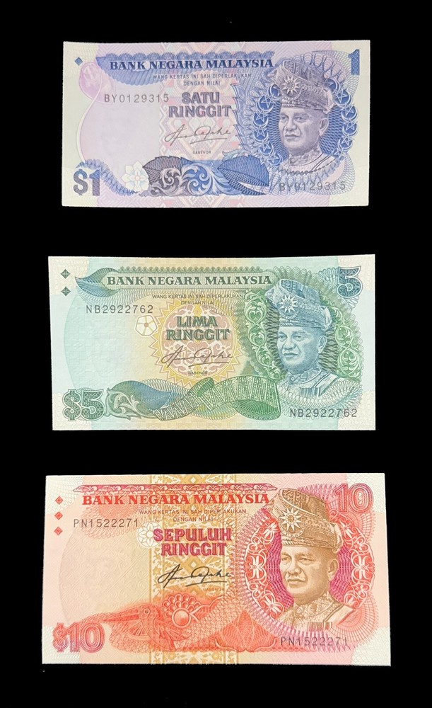 Malaysia P19-21, Banknote Set