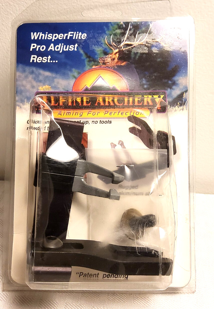 Alpine Archery Pro Adjust Rest Both Right And Left Hand Whisper Flight, (26)