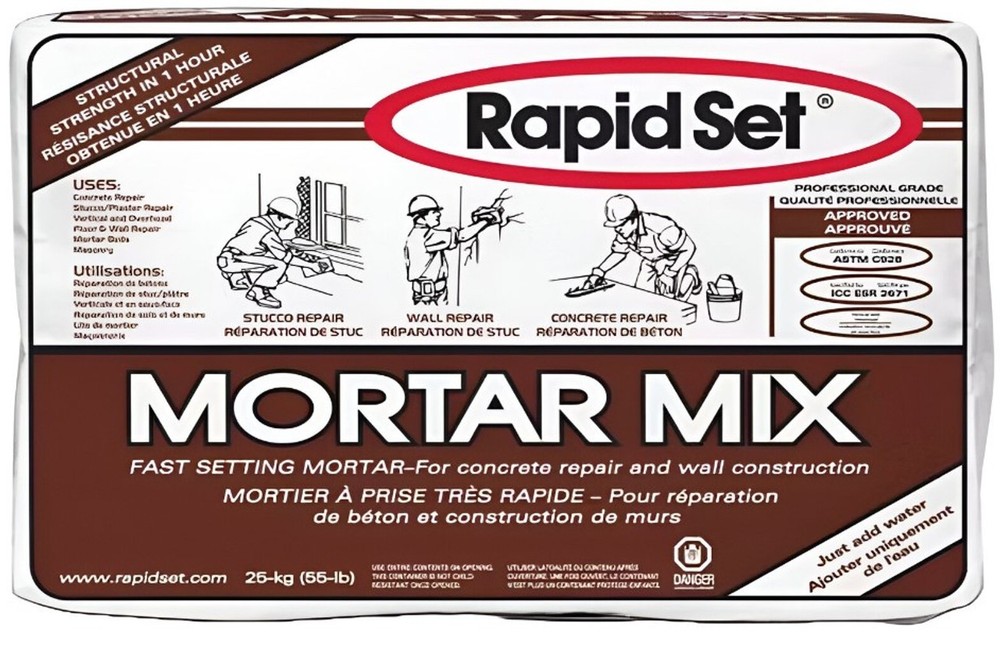 Rapid Set Mortar Mix - 55 lb