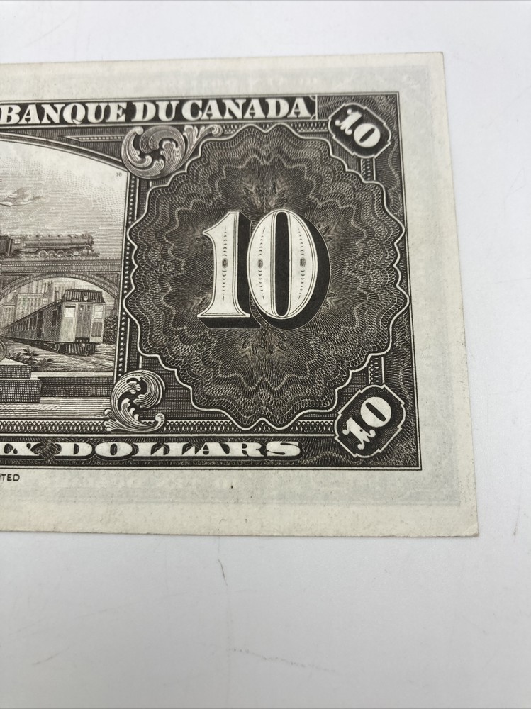 Canada Banknote 1937 10 Dollars.