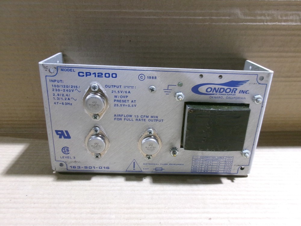 Condor CP1200 DC Power Supply