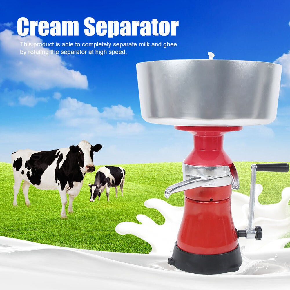 ✅NEW!!! MILK CREAM CENTRIFUGAL MANUALLY SEPARATOR MACHINE 80L/H